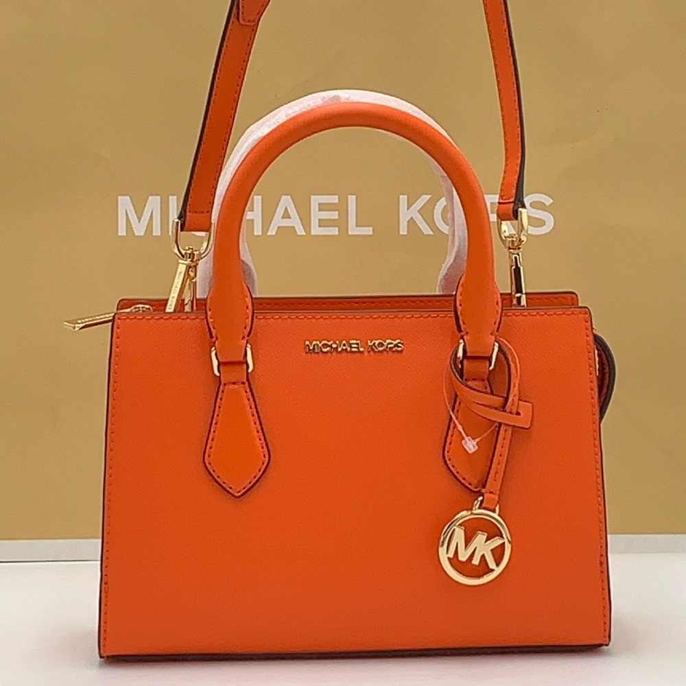 MICHAEL KORS
Sheila Small Faux Saffiano Leather Satchel
Poppy
NWT - Picture 11 of 16